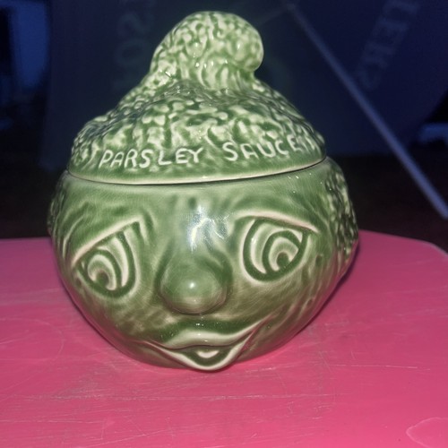 Sylvac parsley sauce face - sylvac, pot