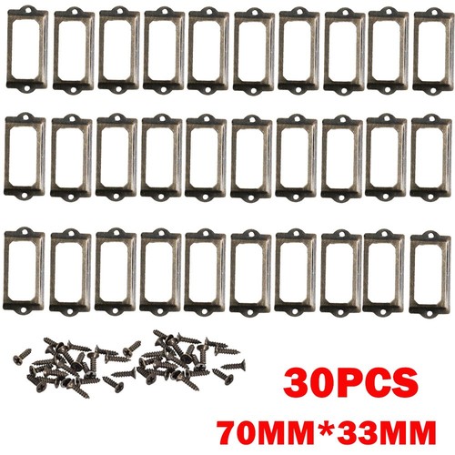 30pc 70x33mm metal label - 70x33mm,