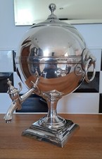 Regency Victorian Copper Plated Samovar Globular Shape