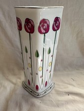Stunning Rennie Mackintosh inspired Vase - 25cm tall - Leonardo Collection