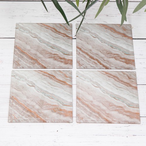 Square mirrored glass - square,