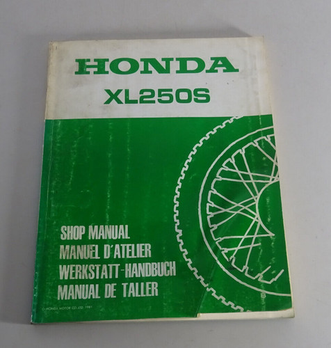 Workshop manual repair - manual,