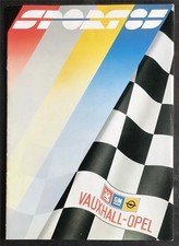 VAUXHALL Sport 85 Sales Publicity Brochure 1985  V6226 Manta Monza Astra Nova ++