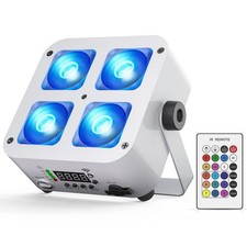 LED 4x25W RGBWA+UV Battery