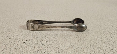 Vintage sugar tongs - sugar, silver