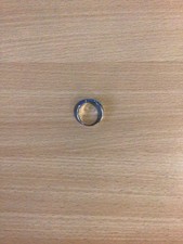 blue fire opal 925 silver ring in great condition no marks 