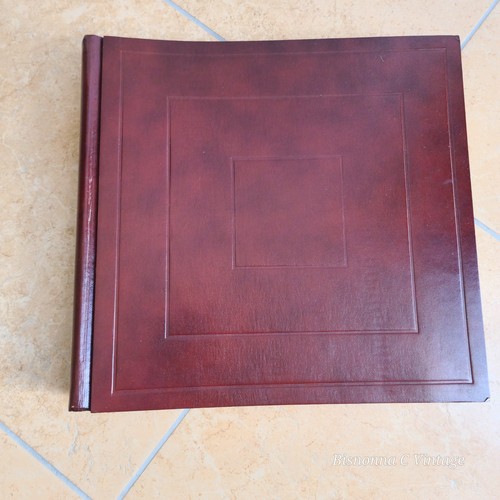 Vintage maroon leather style - vintage, leather-style