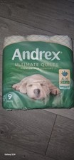 Andrex Ultimate Quilts Toilet Tissue 9 Rolls with Aloe Vera Fragrance