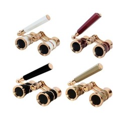 3X25 Opera Glasses with Retractable Handle Theater Binoculars UNISEX Gifts