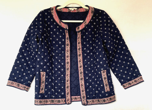 Fatface jacket navy coral - &,