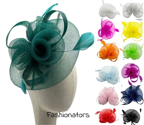 Women triple flower fascinator - women,