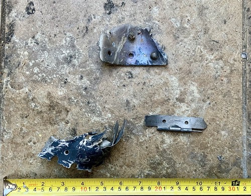 Three titanium relics from - , the