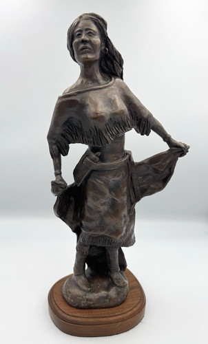 Curtis fort bronze sculpture - fort,