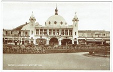 VINTAGE VALENTINES B/W POSTCARD, TYNE & WEAR, EMPRESS BALLROOM, WHITLEY BAY