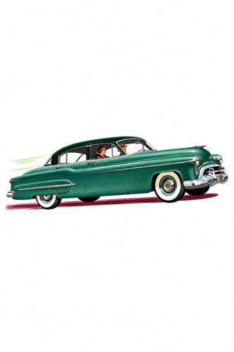 Vintage 1950s classic car - vintage,