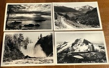 4 vintage postcards, Puget