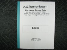 EICO Model 710 Grid Dip Meter Manual