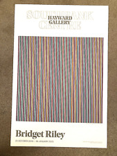 Bridget Riley Paean Hayward Gallery poster 2019-2020