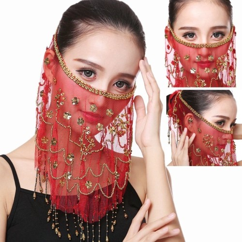 Belly dancing veils face veil - face,