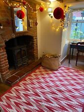 Red and White Chevron