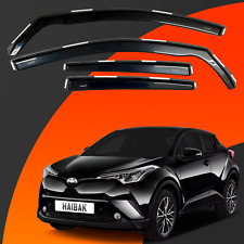 TOYOTA C-HR 2016 Onwards 5 Doors Haibak Wind Deflectors Tinted 4pcs