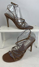 Heel shoes Brown Courts Sacha London Lace Up Leather UK7 Sandals High Heel P30
