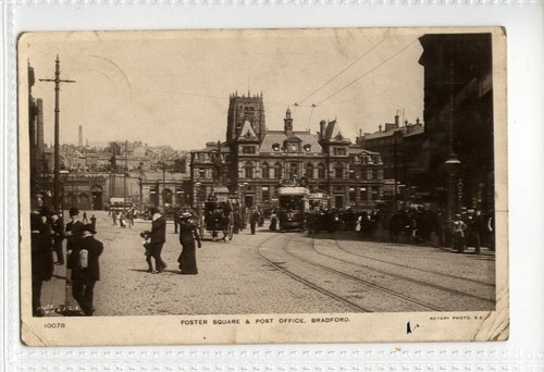 Rppc saltaire tram - (gd8287),