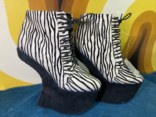 Zebra stripe faux - faux, leather