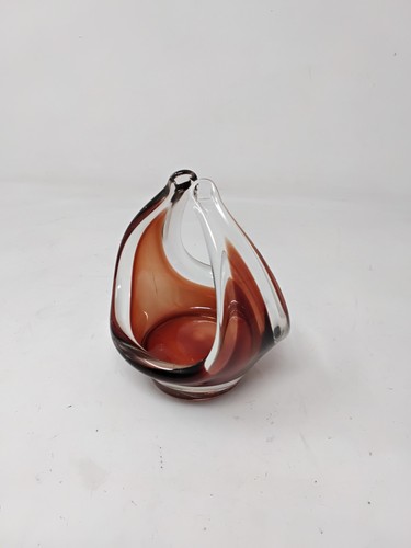 Vintage coquille art - coquille, red