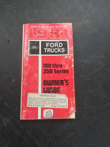 1981 ford truck - ford, owners