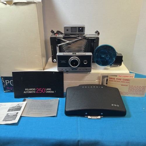 Polaroid 250 land camera - polaroid, set