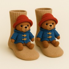 Cute Paddington Bear Socks