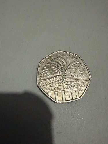 Public libraries fifty pence - public,