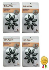 Hijab Black Safety Pins 4x 8pc Snag Free Scarf Pin Brooch Hair Pin Maxi Scarf