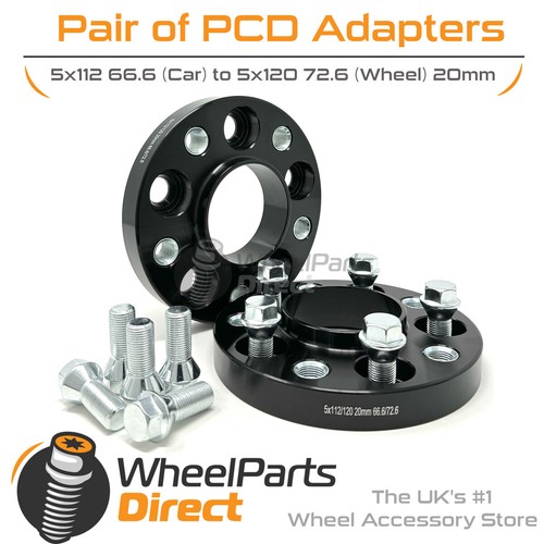 Pcd adapters 5x112 - 5x112, 66.6