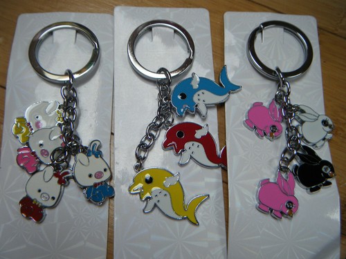 Animal themed keyring - 1x,