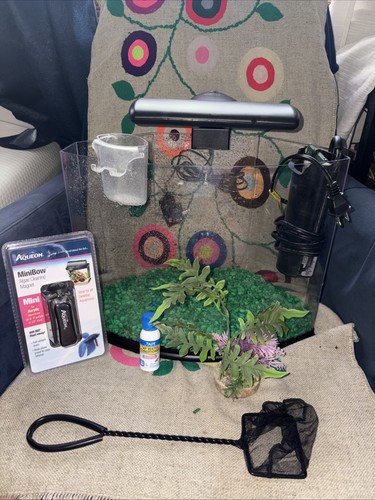 Bowfront plastic aquarium kit - bowfront,