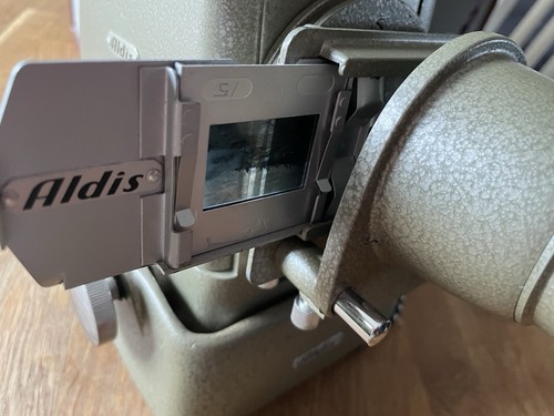 Aldis slide projector - aldis,
