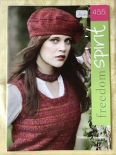 Twilleys Freedom Spirit knitting pattern book 455. 14 designs, women.