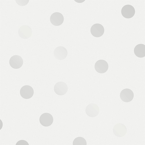 Polka dots wallpaper grey - dots,