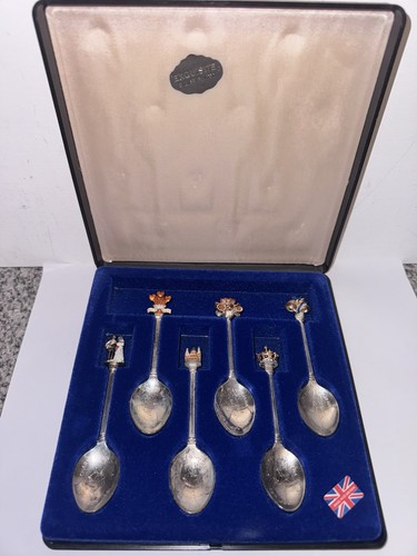 Rare silver plated set 6 - rare, of