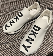 DKNY Women's Neoprene Trainers Shoes Slip On Trainer 4.5 Black Shoe 37.5  4 37 7