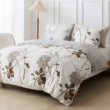 Tokokimo King Size Duvet Cover Sets Floral Bedding - Sunflower Print Bedding Set