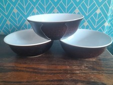 Denby merlot bowls - merlot,