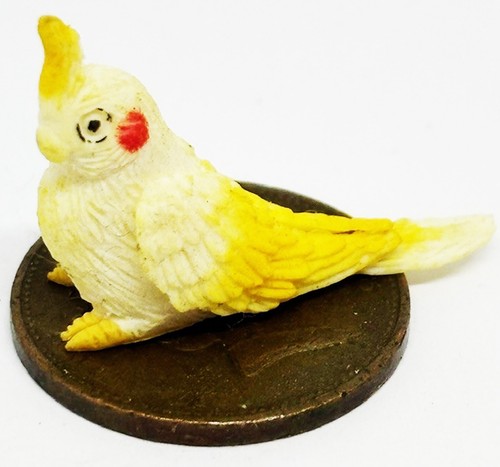 Dolls house white cockatoo - dolls,