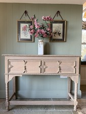 Antique oak Console Table