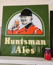 Huntsman Ales Pub Wall Sign Plastic Perspex Eldridge Pope Man Cave Dorchester
