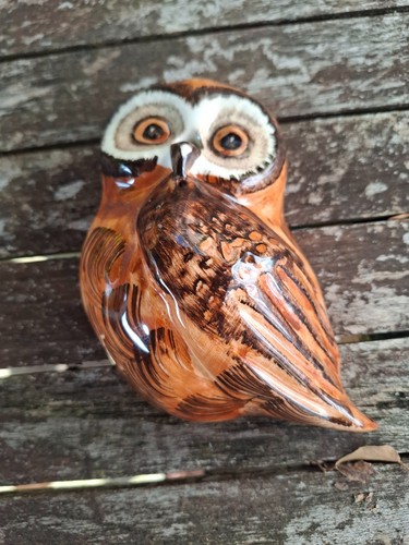 Vintage babbacombe pottery owl - pottery,