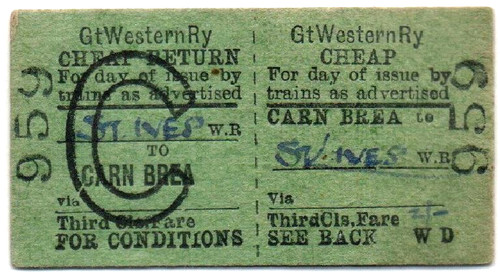Great western railway ticket - railway,