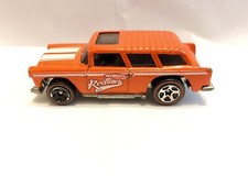 HOTWHEELS CHEVY NOMAD REDLINE Mattel Die-Cast Orange Wagon Redlines Series 1969
